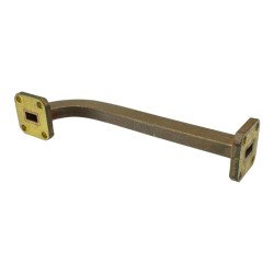 85084 Waveguide Fixed Section Bend H-Plane 90° WR28 WR-28 L:100mm