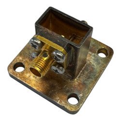85092 Waveguide To Coaxial Adapter Body to SMA Pre Assembly WR62 WR-62