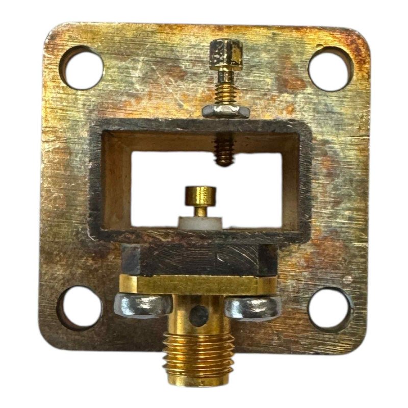 85092 Waveguide To Coaxial Adapter Body to SMA Pre Assembly WR62 WR-62