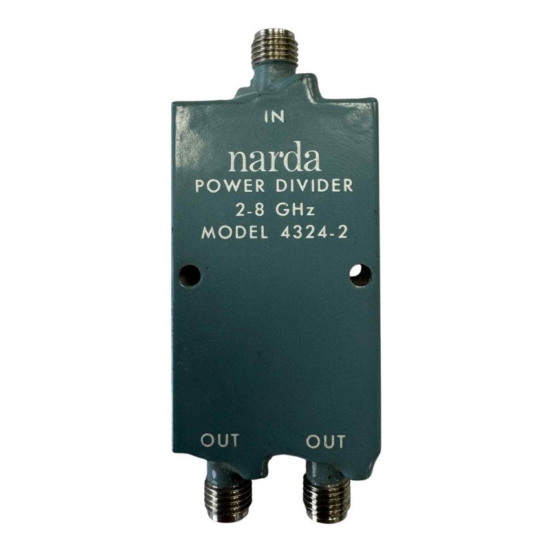 4324-2 Narda Power Divider Combiner 2-Way 2-8Ghz 2000-8000Mhz 30W SMA(f)