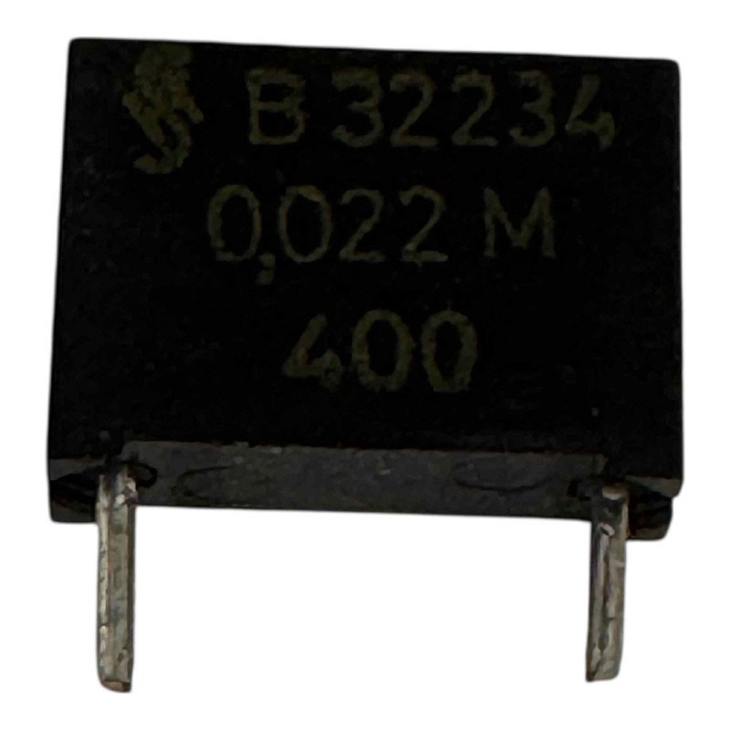 B32234 Siemens Capacitor Radial Film 0.022uF 22nF 400V 10% 13x10x4mm