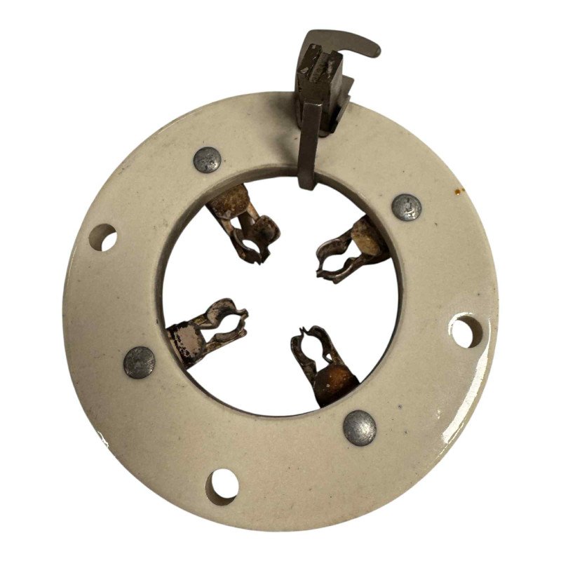 420-69-0314 Porcelain Tube Socket 4 Pin 4 Position