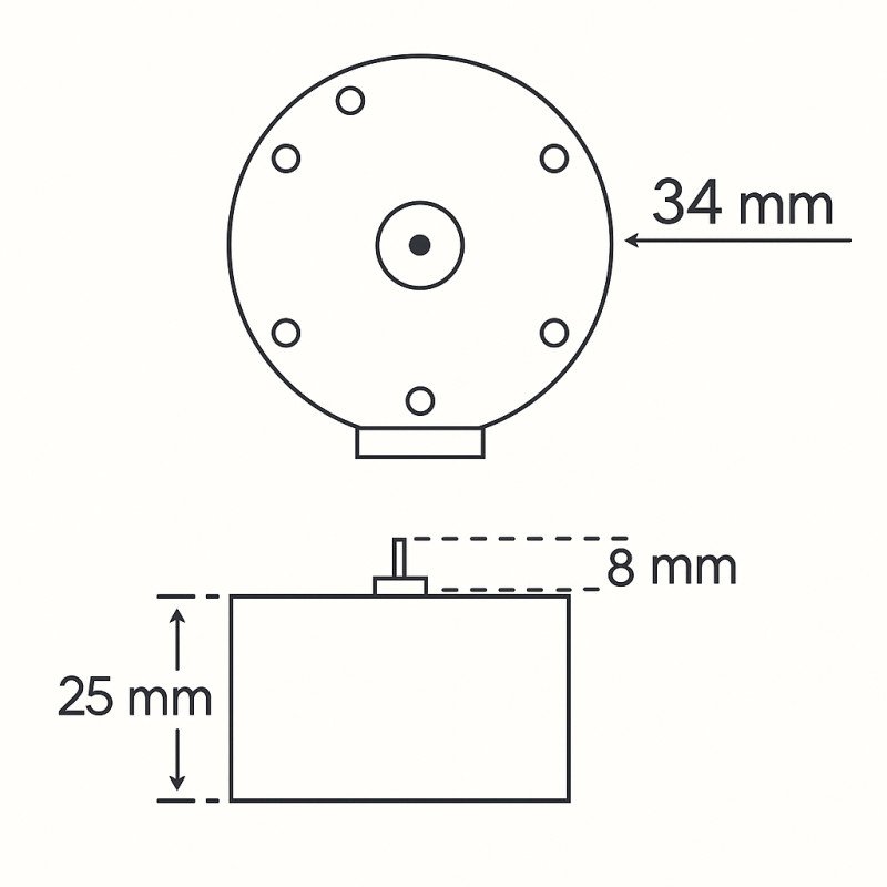 Matsushita MMI-6S9L 9VDC Motor