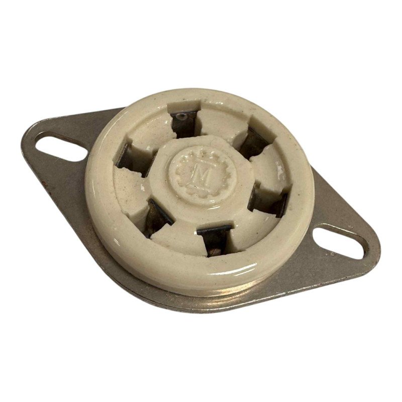 2Z8676 Porcelain Tube Socket For 310A 366 Tubes  Made In USA