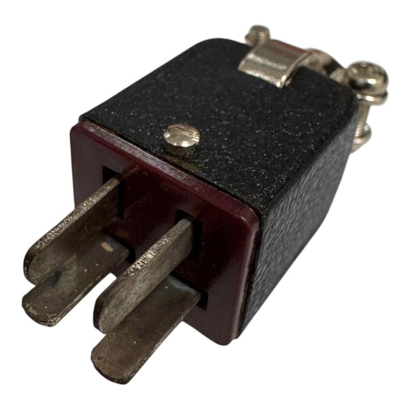 Sato Rectangular Power Connector With Cable Clamp 4 Position 4 Pin