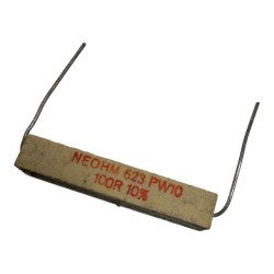 PW10 Neohm Power Wirewound Cement Resistor 100Ohm 100R 10W 10%