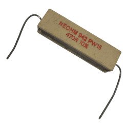 PW15 Neohm Power Wirewound Cement Resistor 470Ohm 470R 15W 10%
