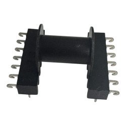 EC35-90218-14P Rectangular Horizontal Single Section Bobbin PCB Mount 14 Position 14 Pin 40x35mm