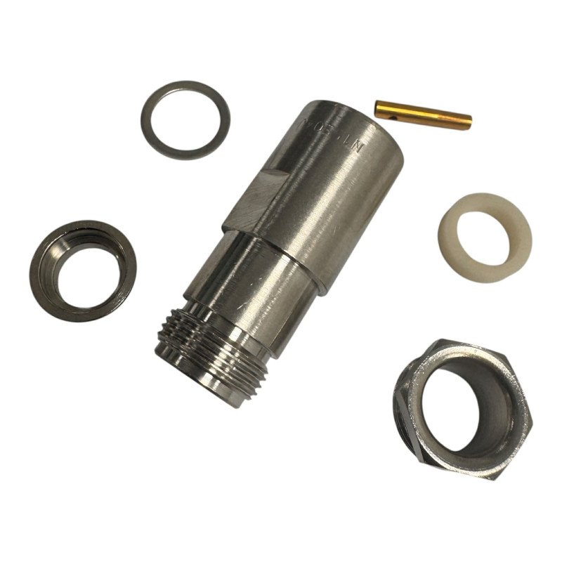 N15E31H010X Greenpar RF Connector Straight Type Plug N Type (f) For 6mm Cable