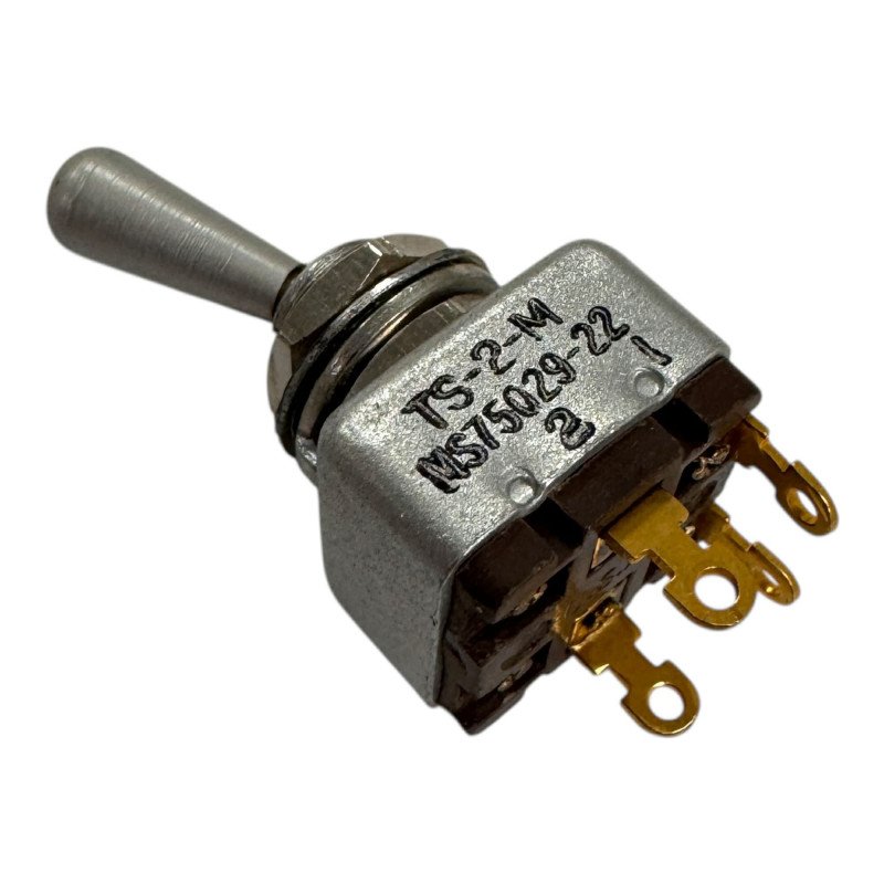MS75029-22 Mil Spec Toggle Switch DPDT ON-OFF 5930-00-942-4072