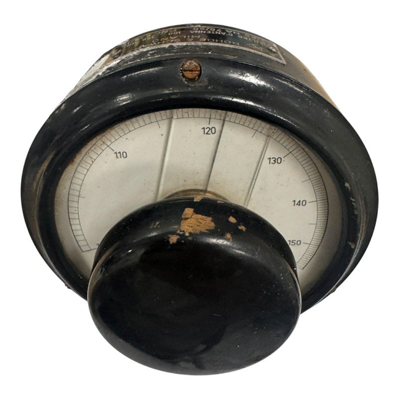 HA70/50 Rohde Schwartz Circular Rotary Antenna Panel Meter Frequency Meter 100-150Mhz 87mm