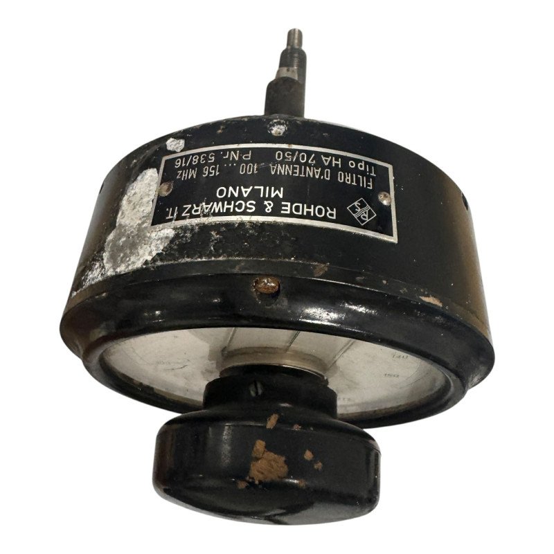 HA70/50 Rohde Schwartz Circular Rotary Antenna Panel Meter Frequency Meter 100-150Mhz 87mm