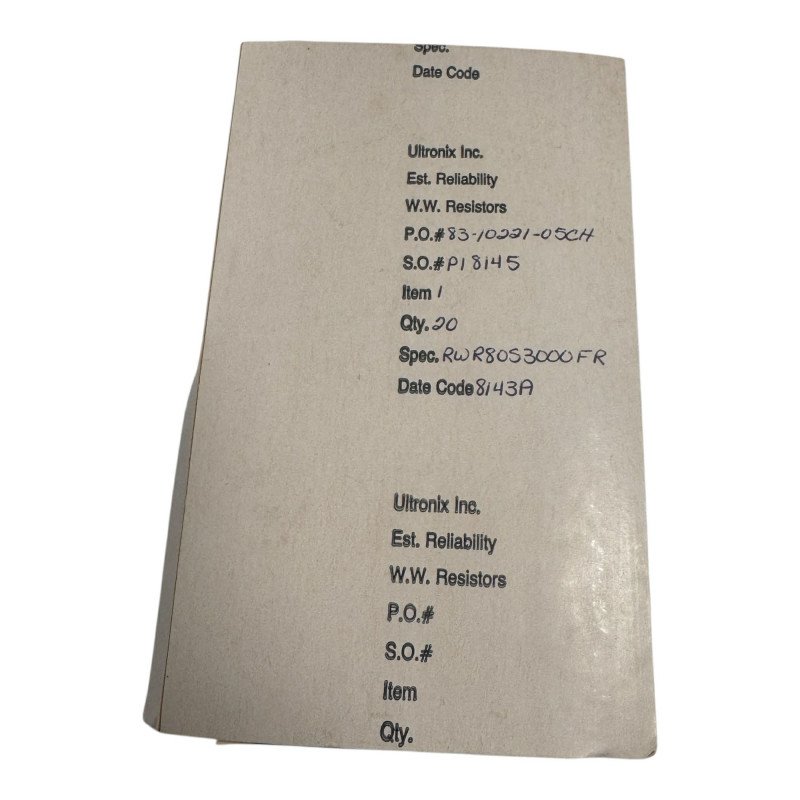 RWR80S3000FR Vishay Resistor Fixed Film 300Ohm 300R 2W 1% [Qtyx20]