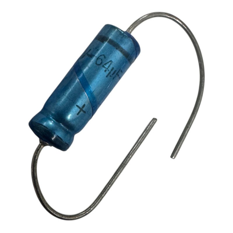 Philips Capacitor Axial Electrolytic 64uF 10V 19x7mm