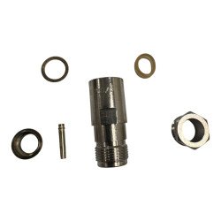 UG-23B/U Genex RF Connector Straight Type Plug N Type (f) For RG214 Cable