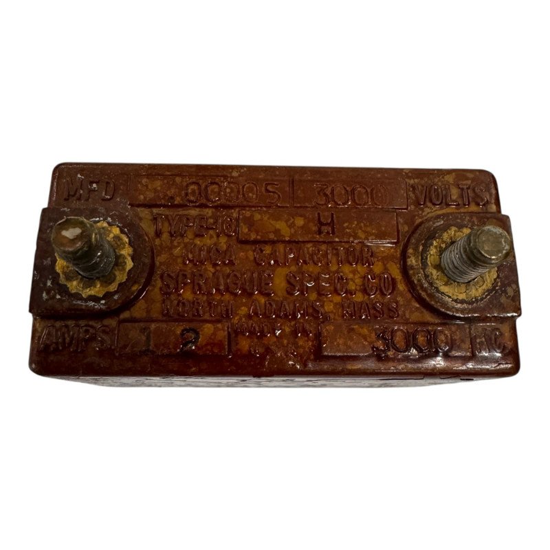 Sprague Mica Capacitor Type H 50pF 3000V 3kV NOS