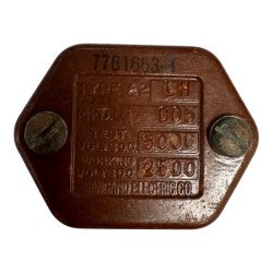 7761663-4 Sangamo Mica Capacitor Type A2 LH 0.005uF 5nF 5000V 5kV NOS