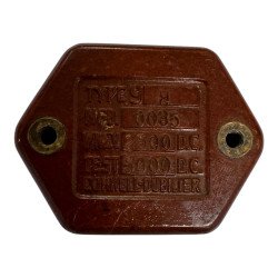 134575A Cornell Dubilier Mica Capacitor Type 9H 0.035uF 3.5nF 5000V 5kV NOS