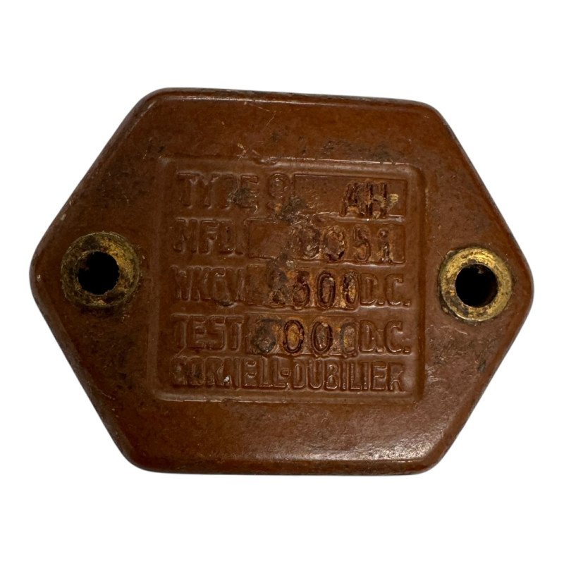 134575A Cornell Dubilier Mica Capacitor Type AH 0.051uF 5.1nF 5000V 5kV NOS