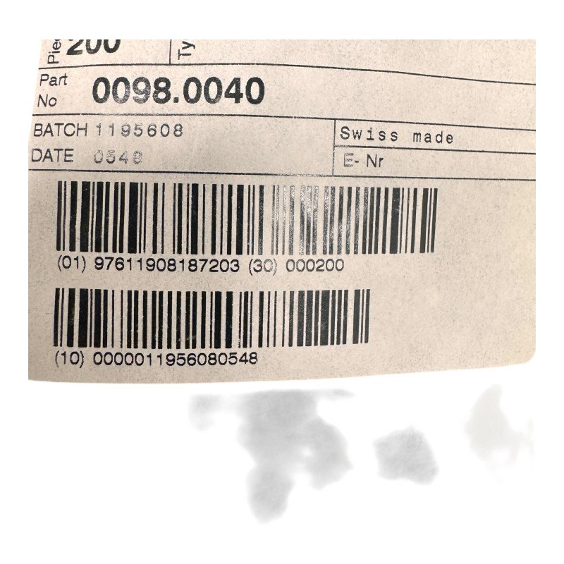 0098.0040 Schurter AC Power Entry Modules Plastic Nut For FPG2 [Qtyx10]