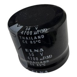 Elna Capacitor Radial Electrolytic 4700uF 50V 85C 30x26mm