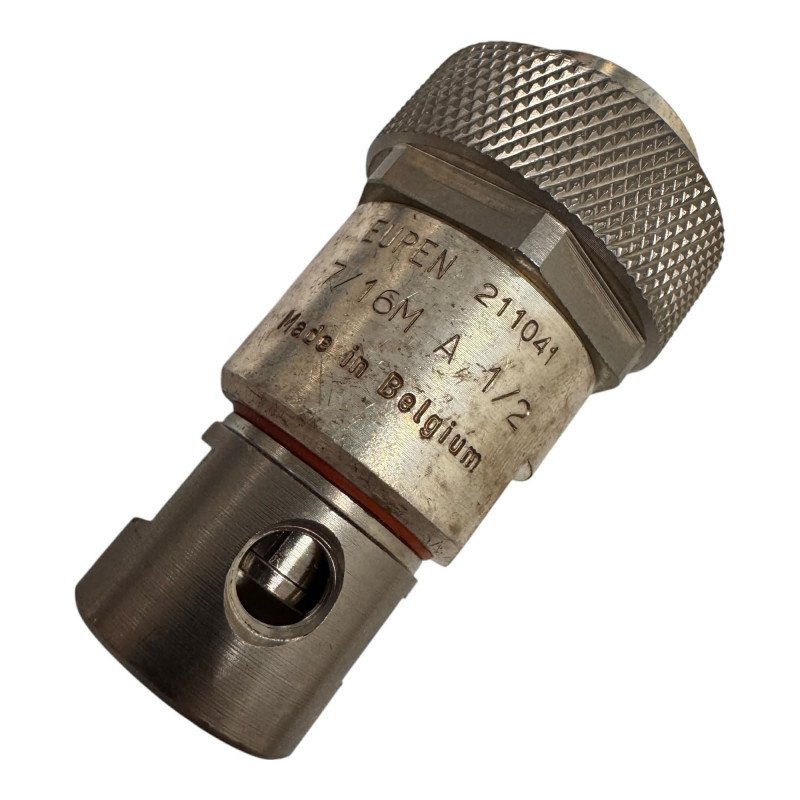 211041 Eupen RF Connector Straight Type 7/16 (M) For 1/2’’ Cable