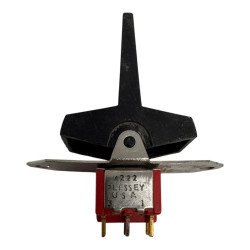 4222 Plessey Panel Mount Toggle Rocker Switch DPDT 0.4VA