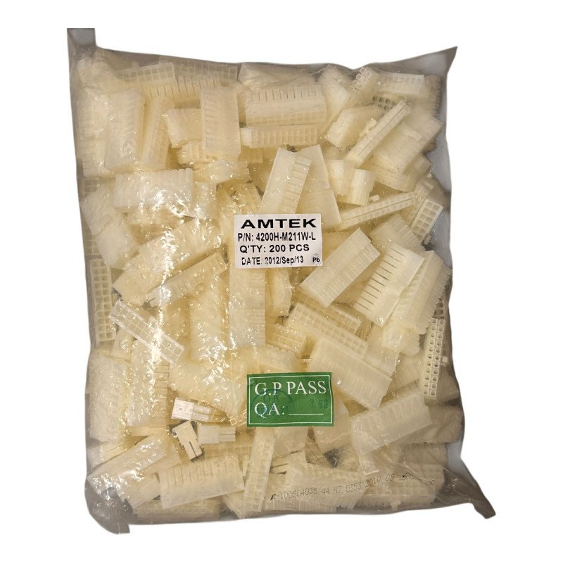 4200H-M211W-L Amtek Connector Housing Female 11 Position 2 Row 4.2mm  [Qtyx200]