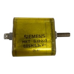 B32227 MKT Siemens Screw Type Capacitor 0.05uF 50nF 6300V 6.3kV