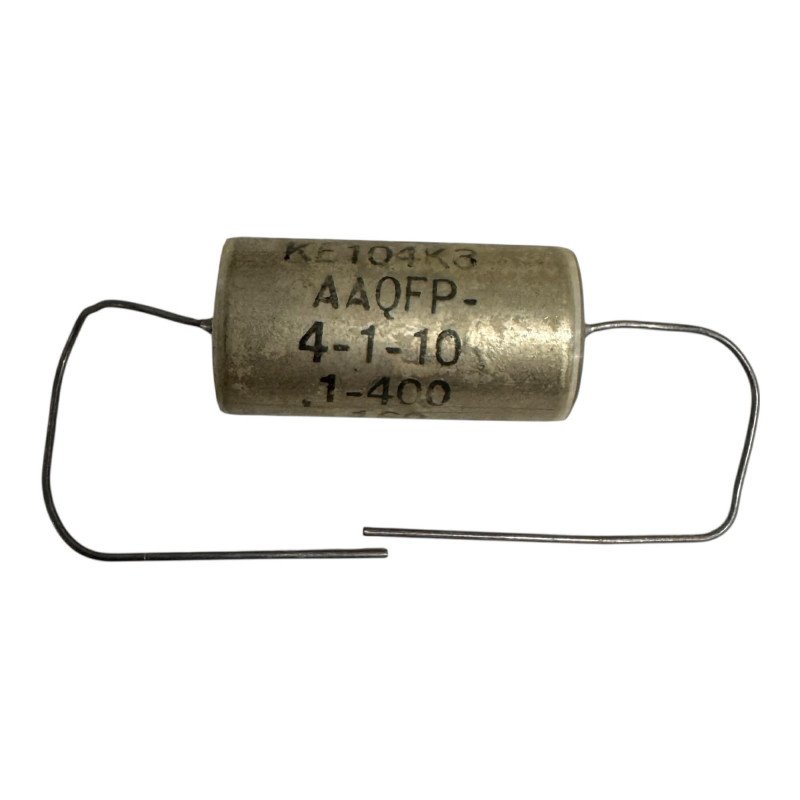 CP09A1KE104K3 Astron Capacitor Axial Paper Film 0.1uF 400V 30x16mm
