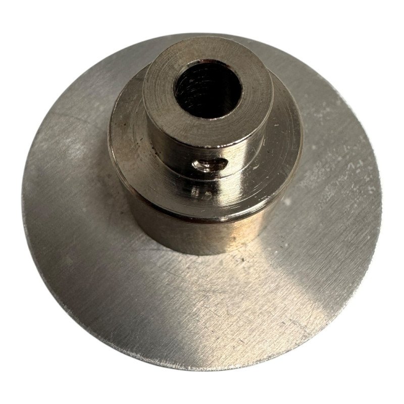 Circular Metal Scale Knob  OD:51mm W:24mm ID:6.35mm
