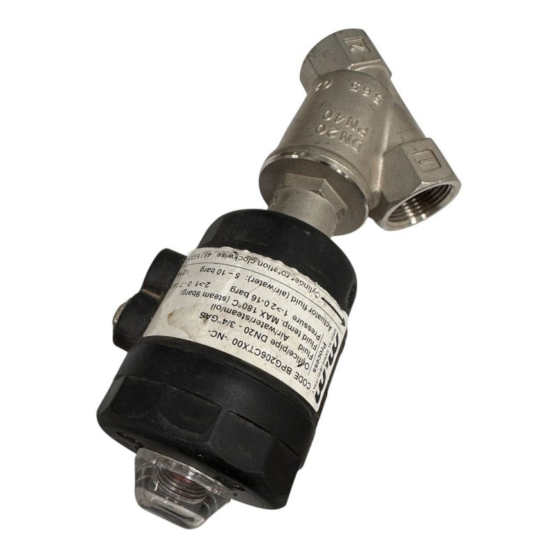 BPG206CTX00 M&M Piston Actuated Pneumatic Valve Stainless Steel DN20 3/4’’GAS