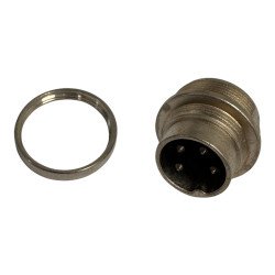 T3302-000 Amphenol Circular Panel Mount DIN Connector Screw Type 4 Position 4 Pin C091A