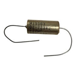 M39003/01-7234J Kemet Capacitor Axial Tantalum 22uF 50V 10% 20x9mm