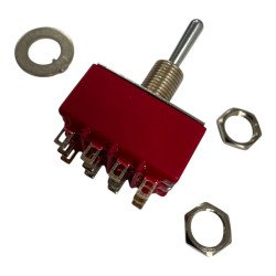 Toggle Switch Panel Mount 12Pin 2A/250V 5A/120V