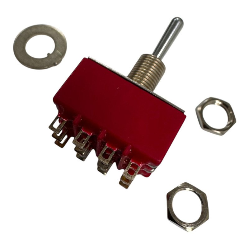 Toggle Switch Panel Mount 12Pin 2A/250V 5A/120V