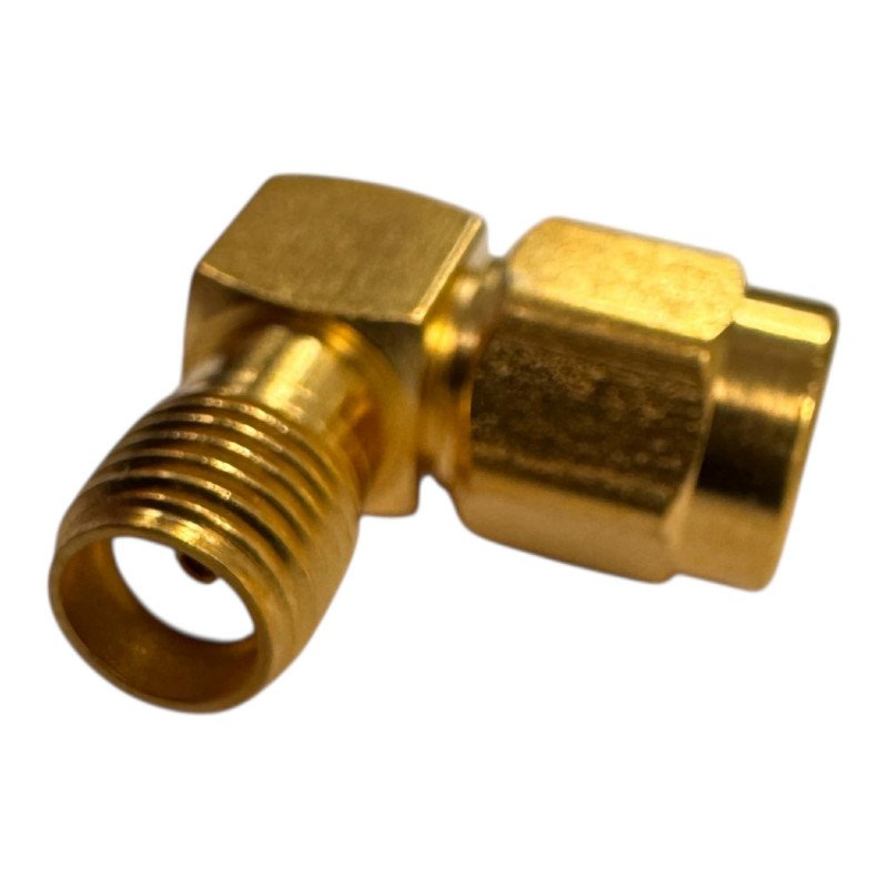 1250-1249 HP Coaxial Converter Adapter Right Angle SMA (F-M)