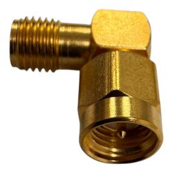 1250-1249 HP Coaxial Converter Adapter Right Angle SMA (F-M)
