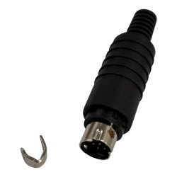 MP-371-S8 Element Connector Min DIN Male 8 Position 8 Pin