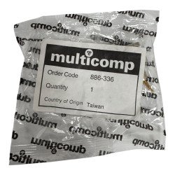 886-336 Multicomp RF Connector Straight Type Crimp Plug BNC (M) For PSF1/2M Cable