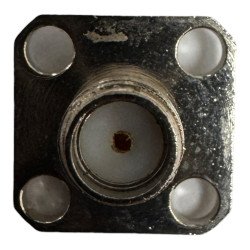 KFD38 RF Connector 4 Hole Flange Panel Mount Jack SMA (F)
