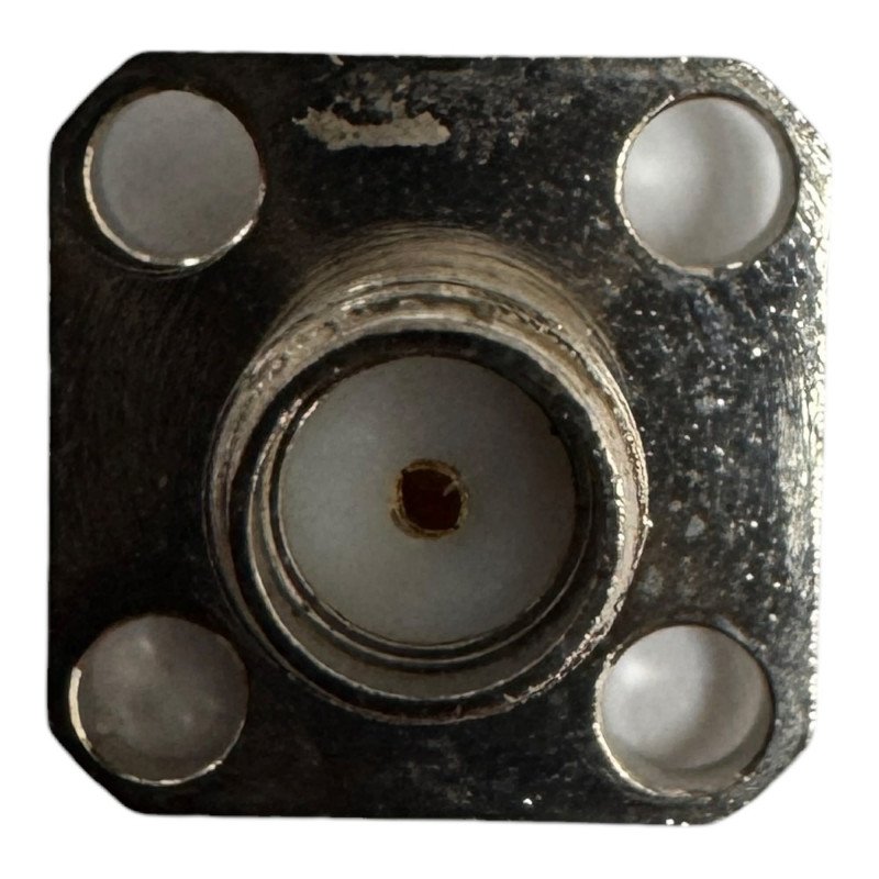KFD38 RF Connector 4 Hole Flange Panel Mount Jack SMA (F)