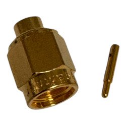 J01150A0131 Telegartner RF Connector Straight Type Straight Plug SMA (M) For RG402/U