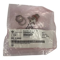 24N-50-2-117/133NE Huber Suhner RF Connector Straight Type Bulkhead N Type (M) For Enviroflex 316D Cable