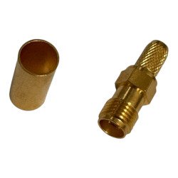 253-2773 RF Connector Straight Crimp Plug SMA (F) For RG58 Cable