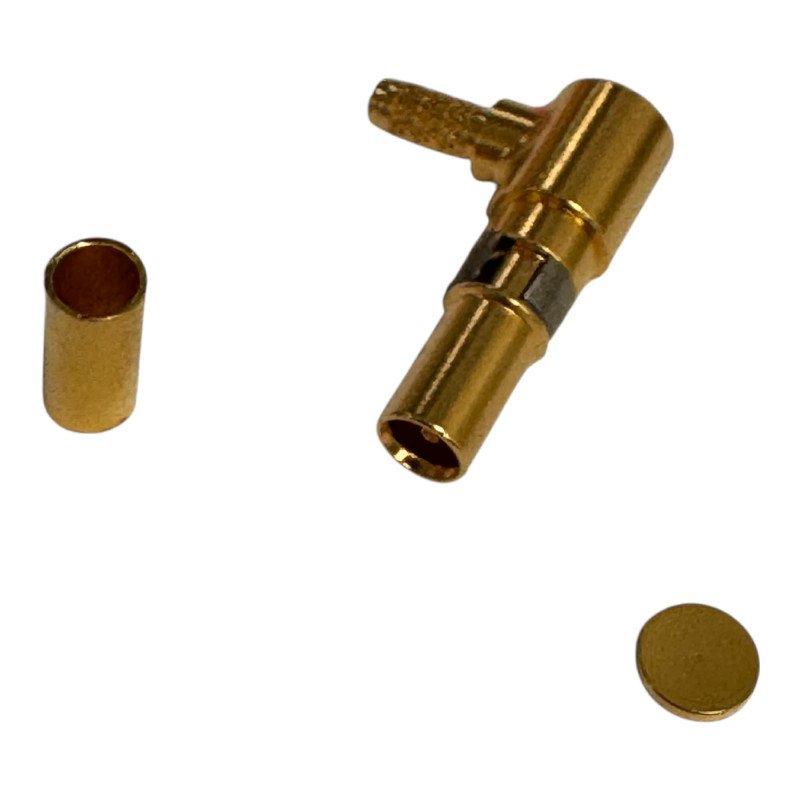 124-8950 RS RF Connector Right Angle Crimp Plug DIN 41612 For RG174 Cable