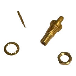 J01160A0391 Telegartner RF Connector Straight Crimp Plug Bulkhead SMB (M) For RG316 Cable