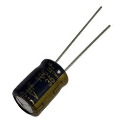 Matsushita Capacitor Radial Electrolytic 100uF 35V 105C 12x8mm