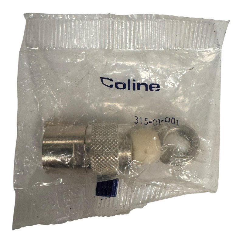 315-01-001 Coline RF Connector Straight Clamp Plug N Type (M) Fro RG8 RG11 Cable
