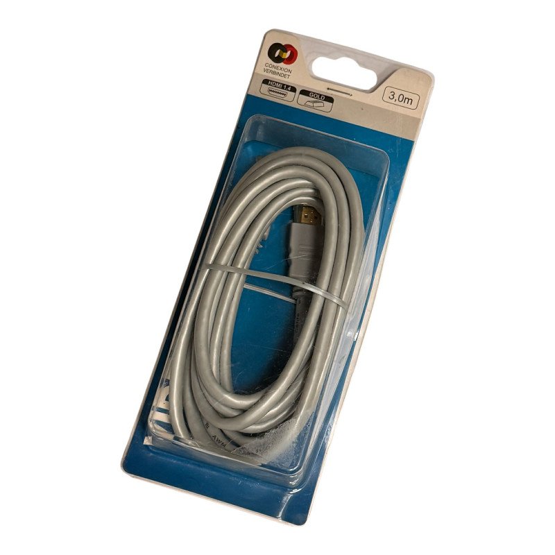 Gold Plated Video Cable HDMI 1.4 - HDMI 1.4 L:3m